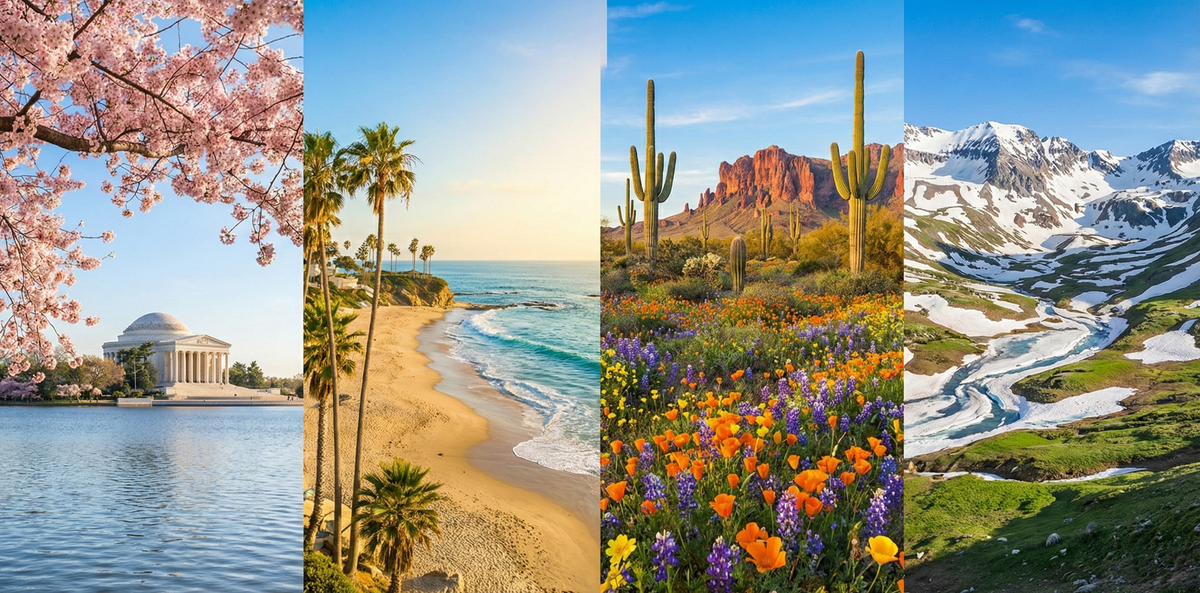 12 Best Places to Visit in April 2026 in the USA