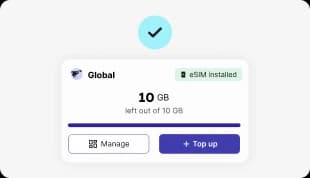 Step 3: You're all set and your plan will automatically activate and connect as soon as you land at your destination. Step 3: You're all set and your plan will automatically activate and connect as soon as you land at your destination.